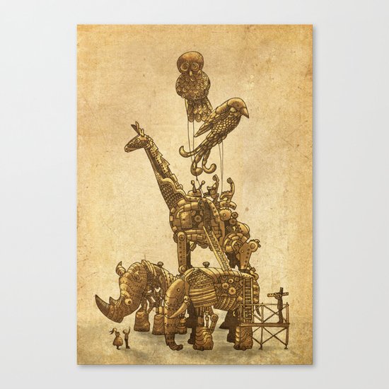 Mechanical Menagerie Canvas Print