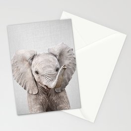 Baby Elephant Colorful3320771 Stationery Card