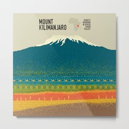 Mount Kilimanjaro Metal Print