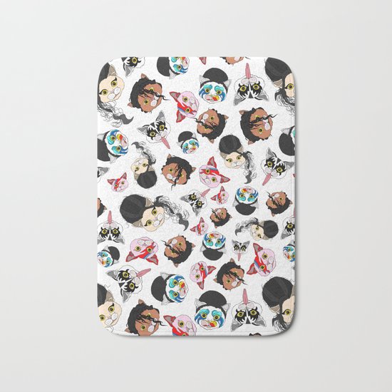 Pop Cats Bath Mat