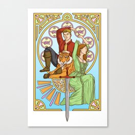 Fantasy Card Canvas Print
