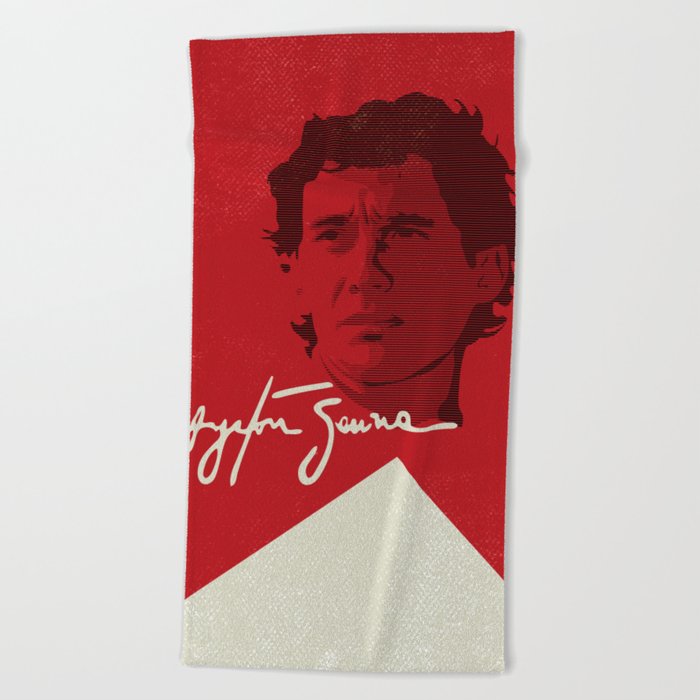 Ayrton Senna Beach Towel