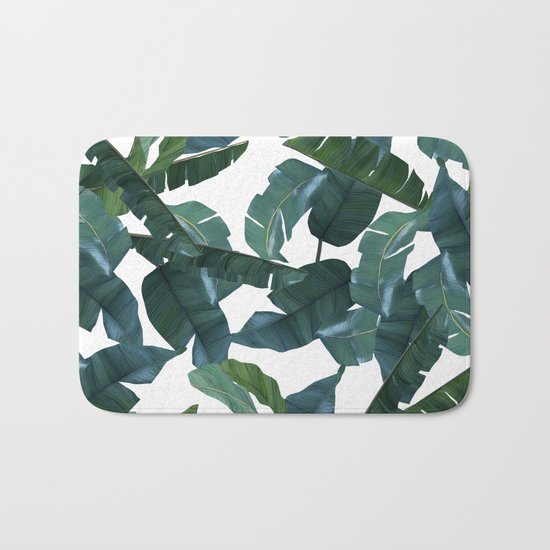 Banana Leaf Decor #society6 #decor #buyart Bath Mat
