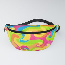 Colorful Psychedelic Pattern Fanny Pack
