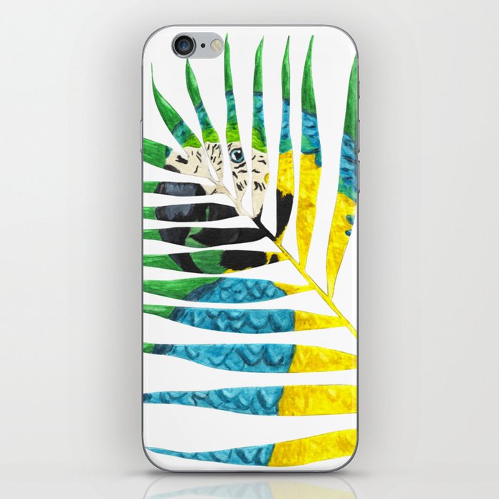 Parrot Palm Leaf iPhone Skin