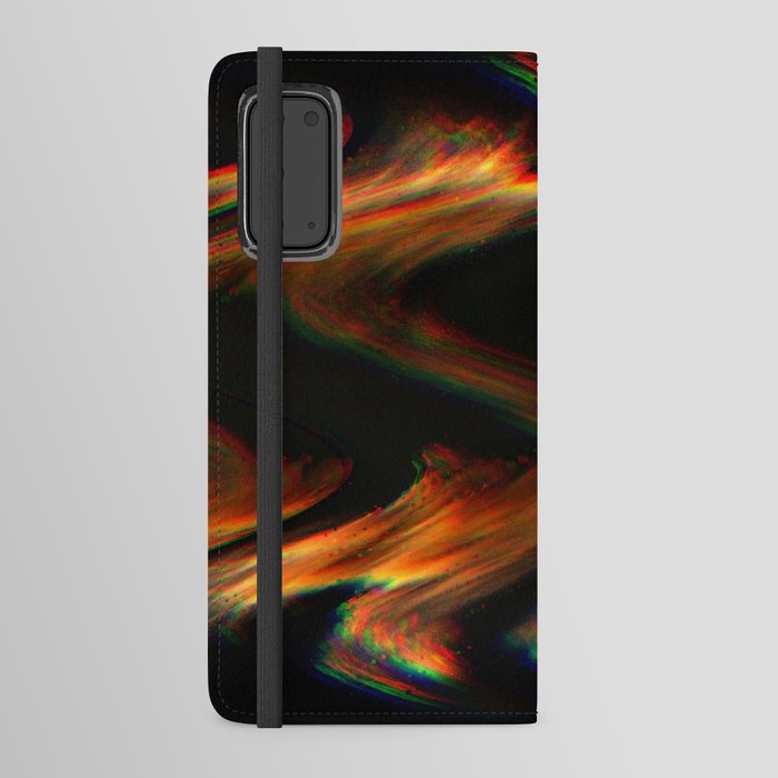 Fire 3D design Android Wallet Case
