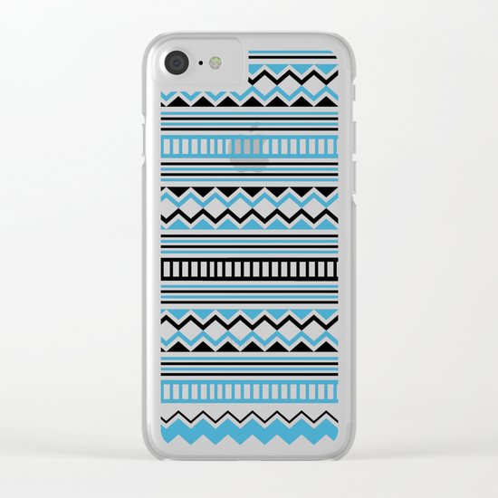 Tribal Scarf Clear iPhone Case