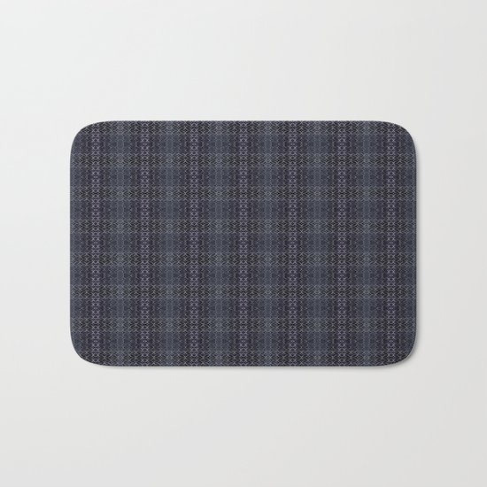 Backsplash Square Glass Spirals Bath Mat