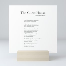The Guest House by Rumi Mini Art Print