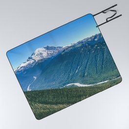 Mount Rainier National Park Picnic Blanket