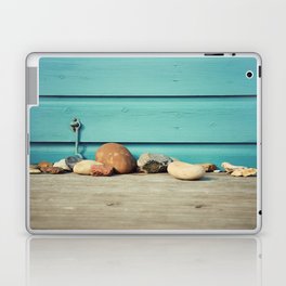 Beach Hut Stones Laptop & iPad Skin