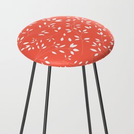 Beautiful Floral pattern Counter Stool