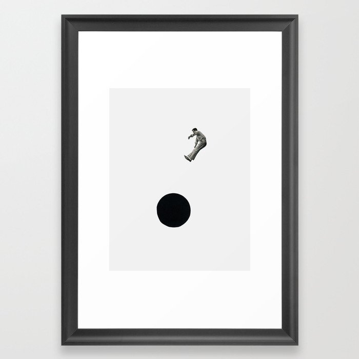 Into Abyss Framed Art Print