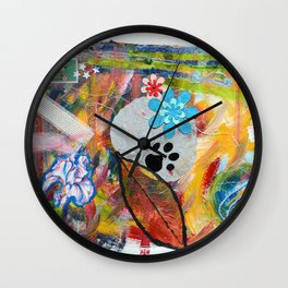 The cat Wall Clock