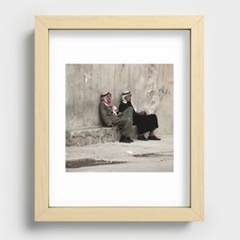 Hanging around in Palmyra - Syria Recessed Framed Print
