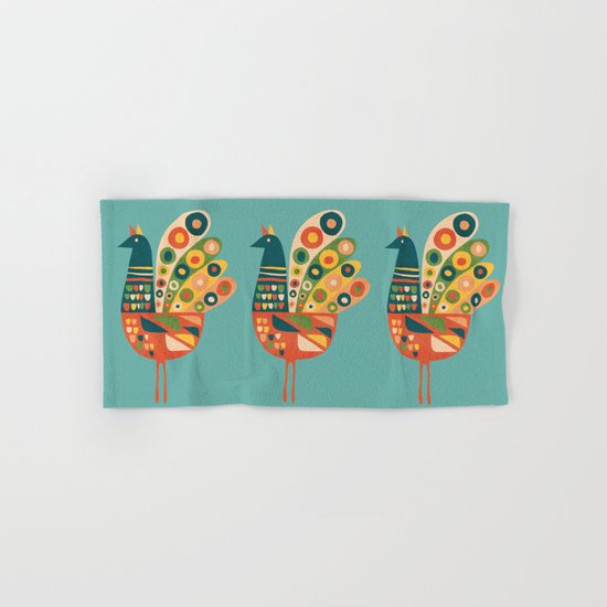 Century Hen Hand & Bath Towel