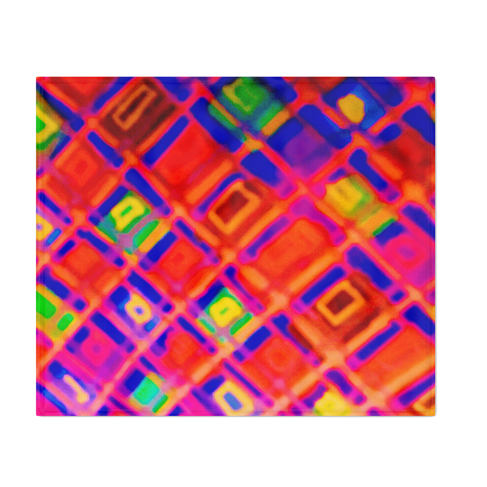 Angled Squares Throw Blanket by jacksun