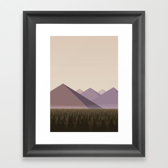 Twin Peaks - James' Valley View Framed Art Print