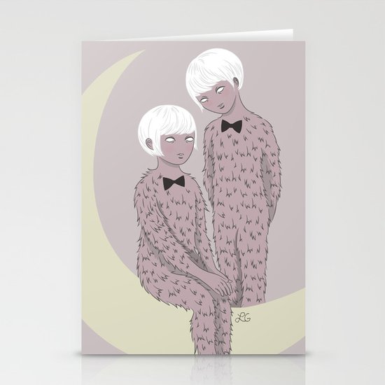 Hirsute Stationery Cards