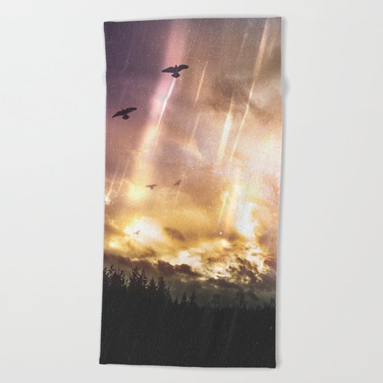 The stars where wrong Beach Towel
