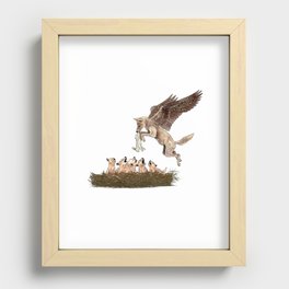 Coyote Nest Recessed Framed Print