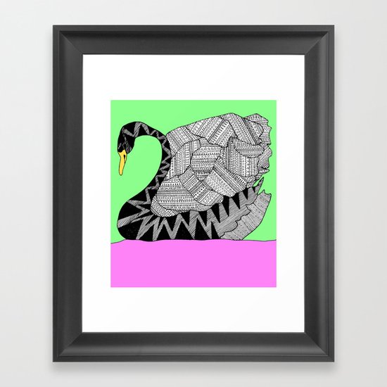 Another Swan Framed Art Print