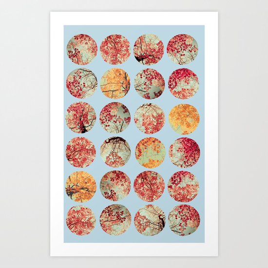 Cloud Inkblot Art Print