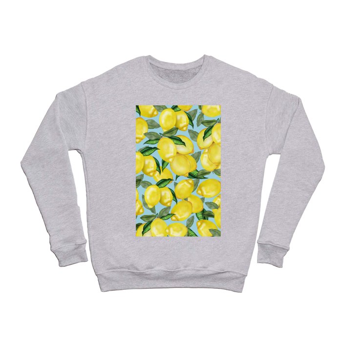 Lemon Pattern | Illustration Crewneck Sweatshirt