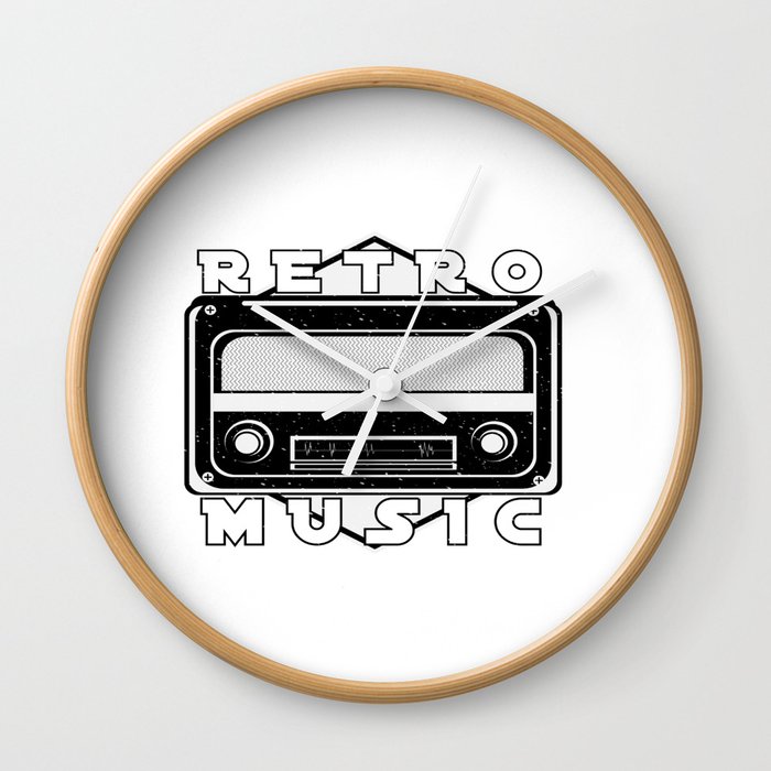 Retro Music Wall Clock