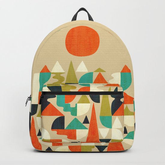 Mountains Hills and Rivers Backpack