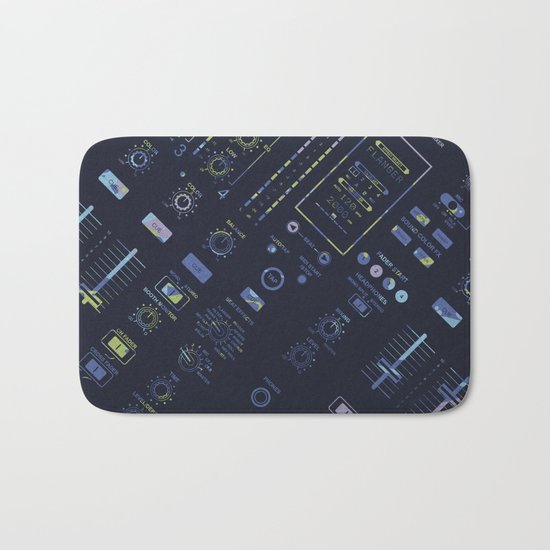 DJ Mixer Bath Mat