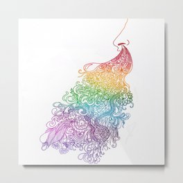 Rainbow Achoo Metal Print