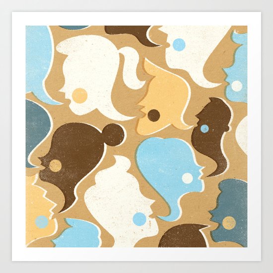 Gossip Art Print