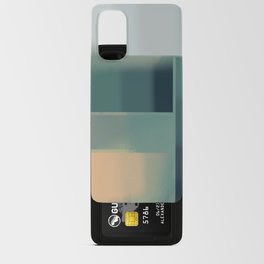 Green collage abstract Android Card Case