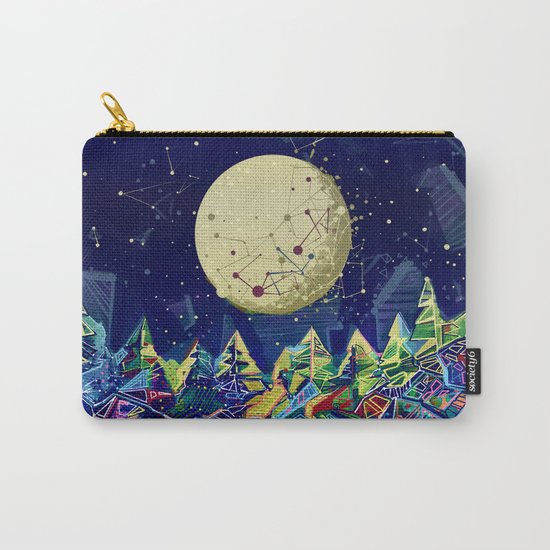 abstract forest Carry-All Pouch