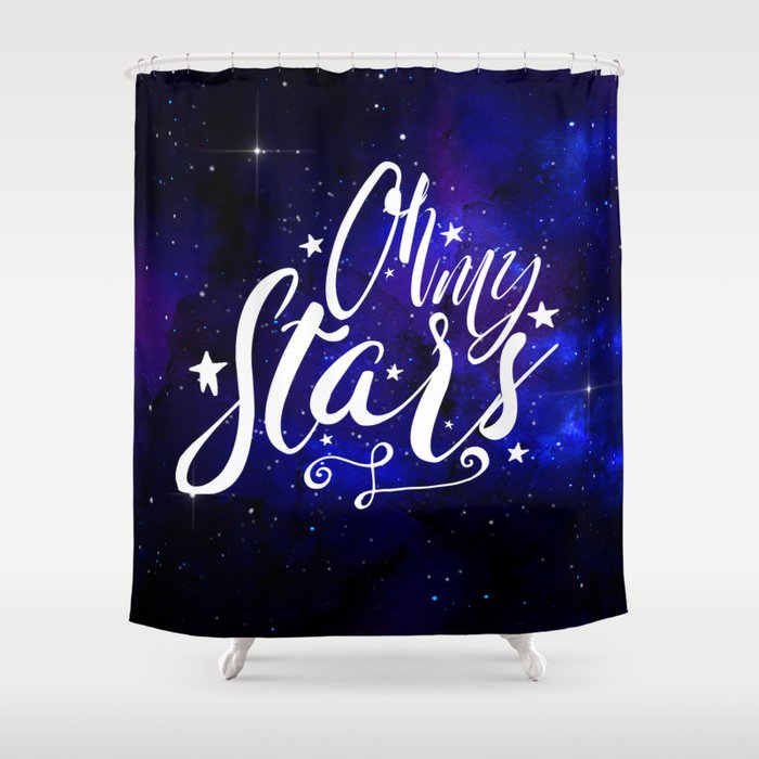 Oh My Stars Shower Curtain