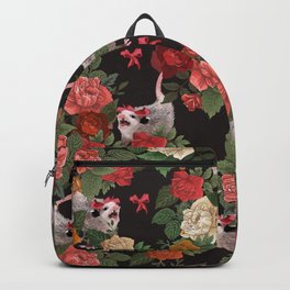 Opossum pattern Backpack