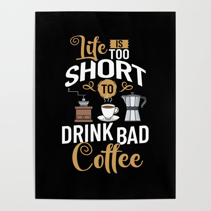 Barista Coffee Machine Coffeemaker Espresso Milk Poster