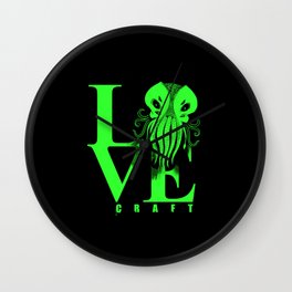 Love Lovecraft Wall Clock