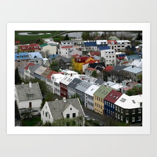 Reykjavik, Sweet. Art Print