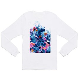 Flower garden watercolor Long Sleeve T-shirt