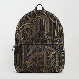 Art Deco Wheels Backpack