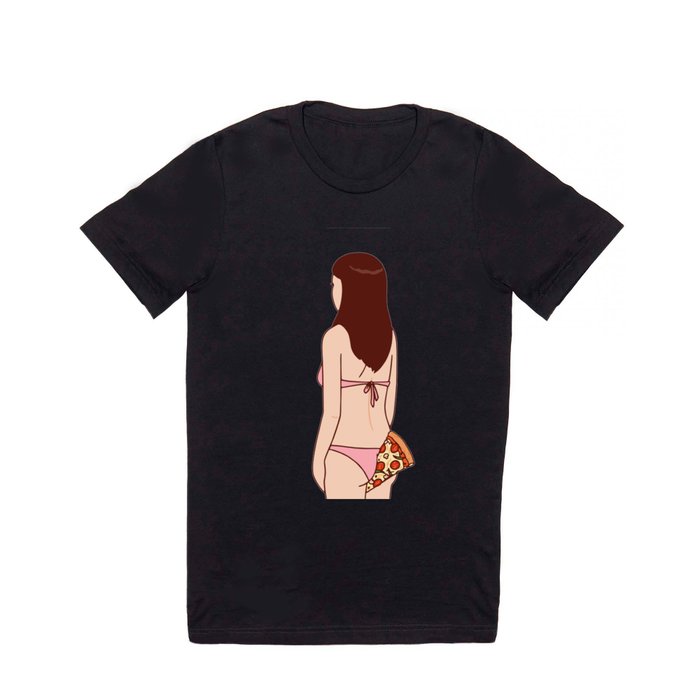 Girl & Pizza : Hip T Shirt
