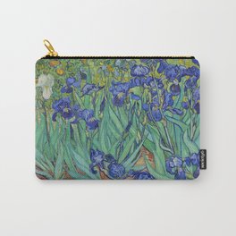 Irises (1889) by Vincent Van Gogh. Original from the J. Paul Getty Museum Carry-All Pouch