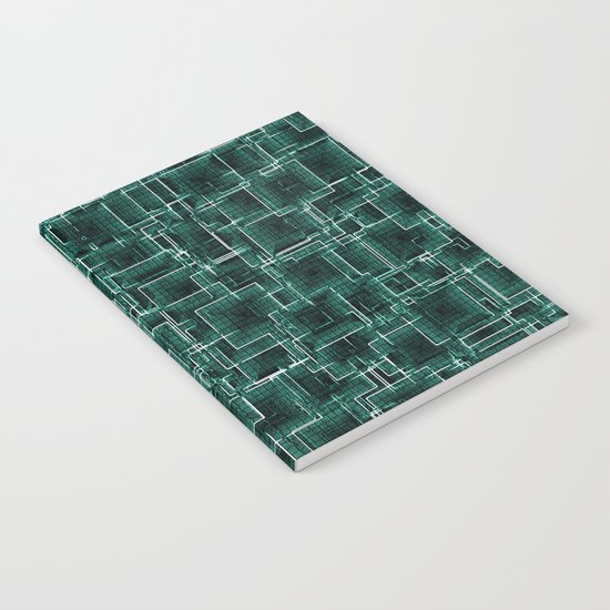 The Maze - Teal Notebook
