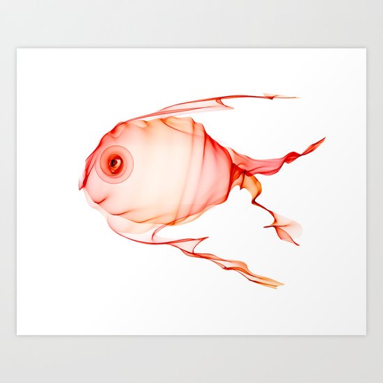 Happy Little Fish Art Print