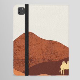 a lost camel in the desert iPad Folio Case