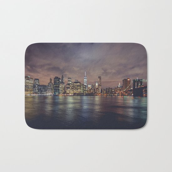 NYC Skyline Bath Mat