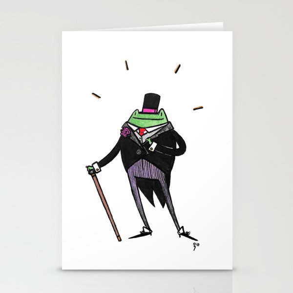 Gentleman Frog Stationery Cards