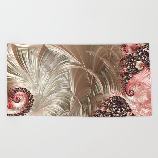 Pink Pearlesque Beach Towel
